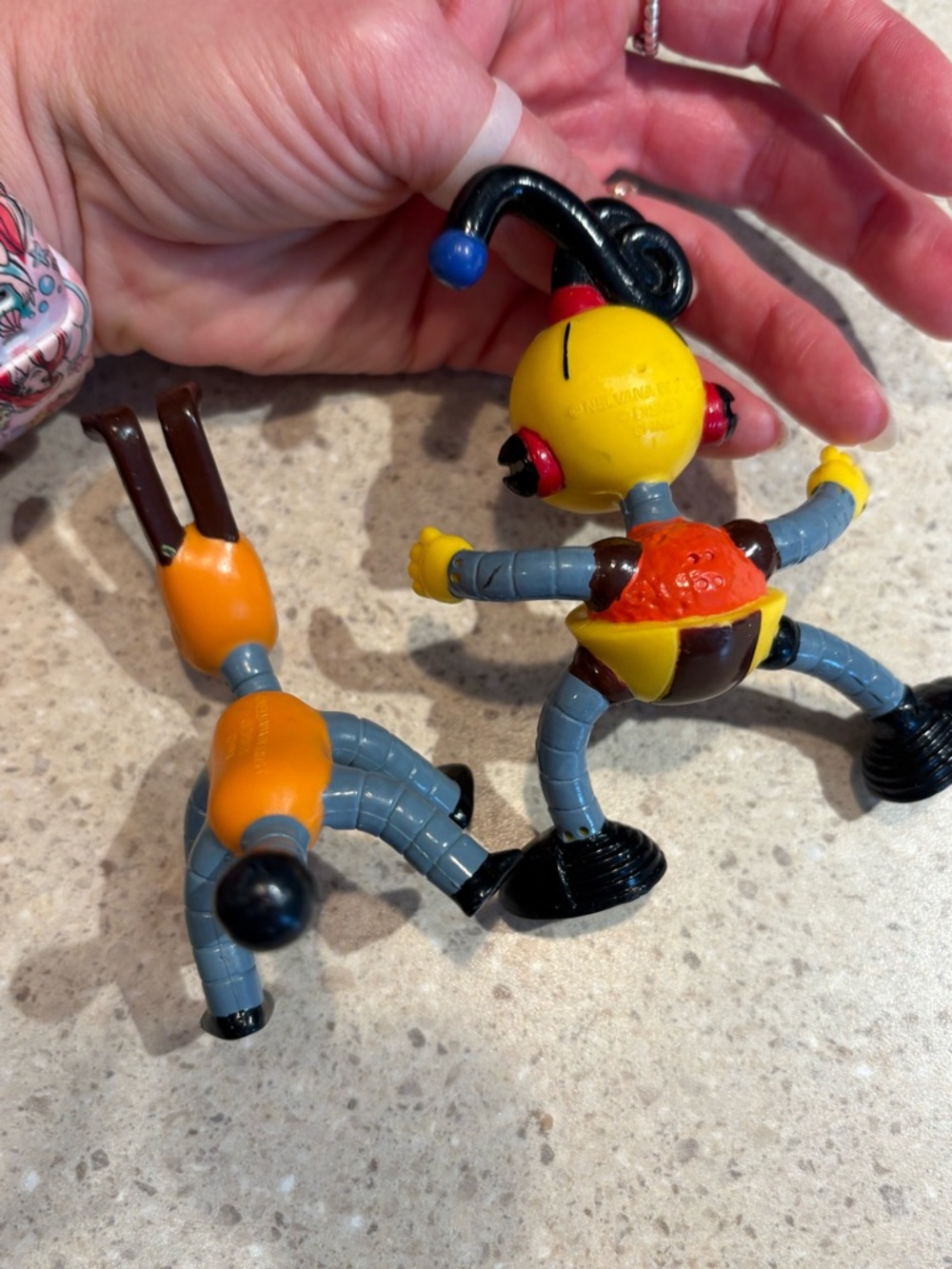 Vintage Disney's ROLIE POLIE OLIE "PAPPY" Bendy Figure 4" Nelvana in Trust - Picture 5 of 5